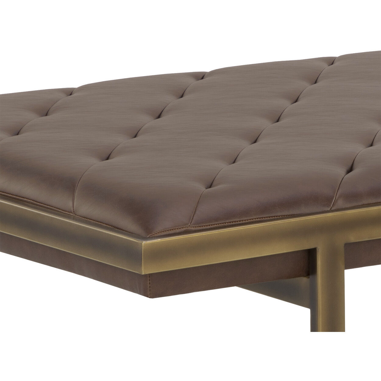 Kayla Vintage Cognac Bench